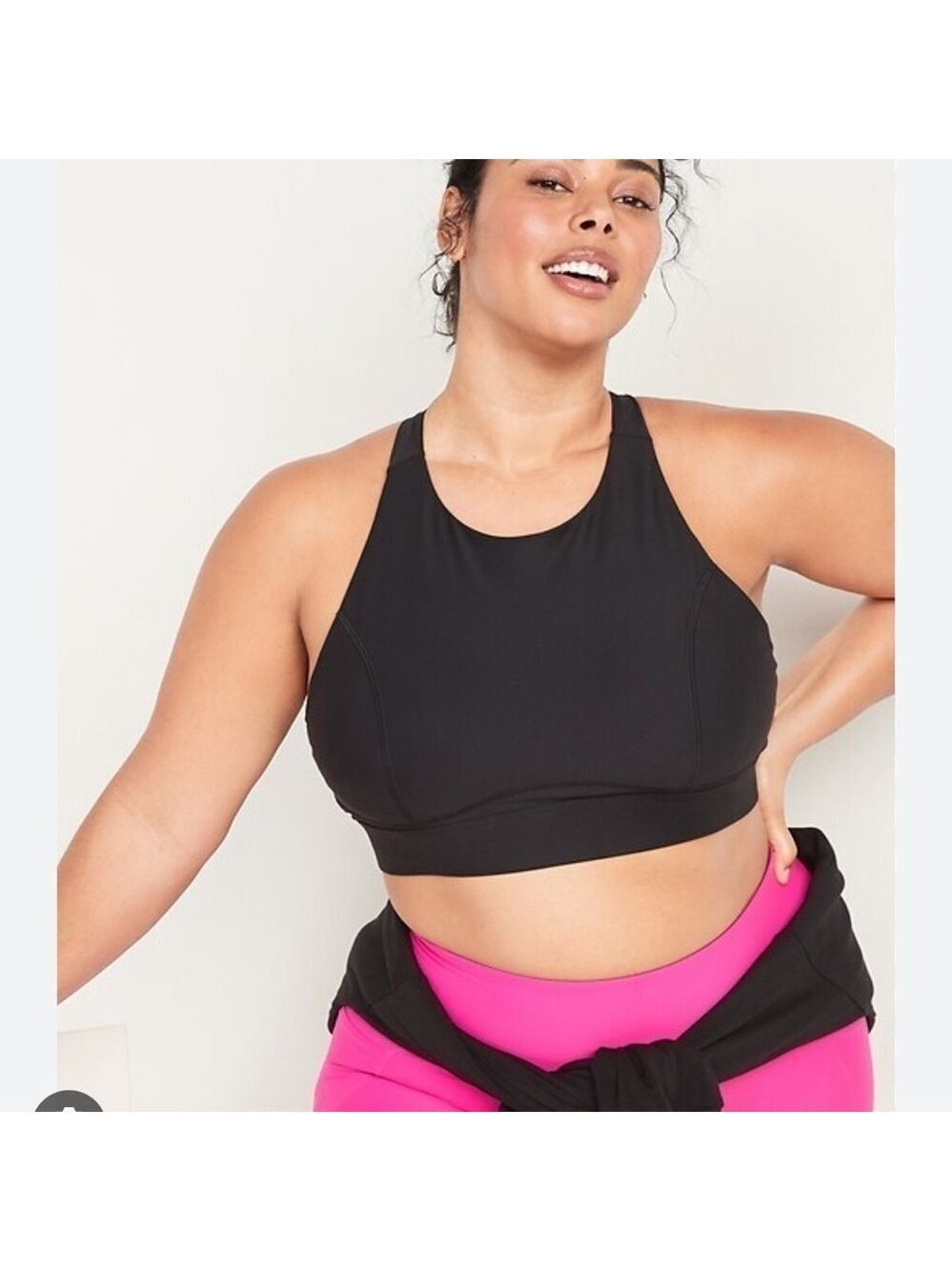 Old Navy Medium Support Razor-back Phone Pocket Powersoft Sports Bra 15 2 bras